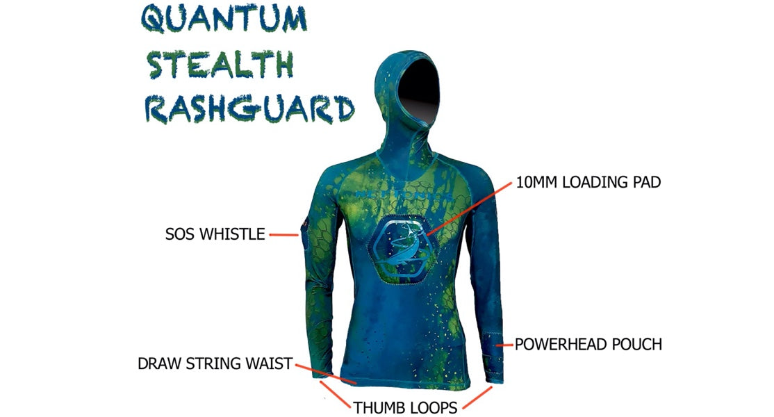 Neptonics Quantum Stealth Spearfishing Rash Guard Top
