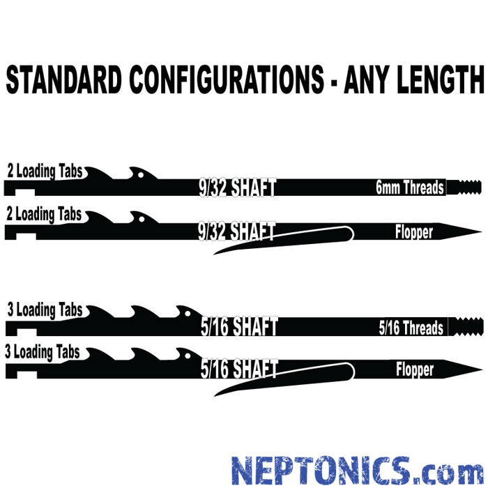 9/32ND Neptonics Speargun Shafts